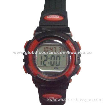 Watches with vibrating alarm, countdown timer and stopwatch functions